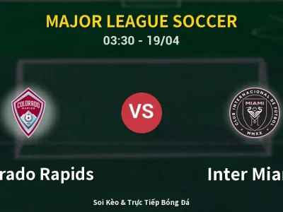 Kết Quả: Colorado Rapids 2-3 Inter Miami – Highlight & Bàn Thắng | Major League Soccer