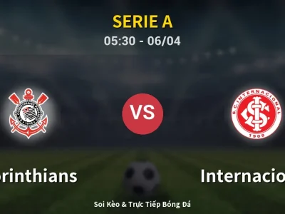 Kết Quả: Corinthians 0-1 Internacional – Highlight & Bàn Thắng | Serie A