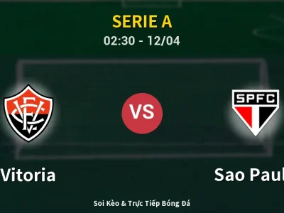 Kết Quả: Vitoria 2-0 Sao Paulo – Highlight & Bàn Thắng | Serie A