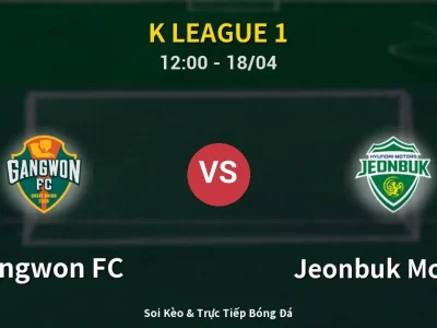 Kết Quả: Gangwon FC 1-1 Jeonbuk Motors – Highlight & Bàn Thắng | K League 1