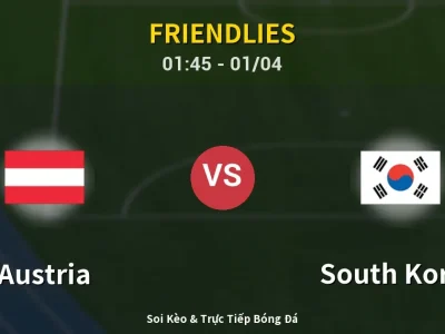Kết Quả: Austria 1-0 South Korea – Highlight & Bàn Thắng | Friendlies