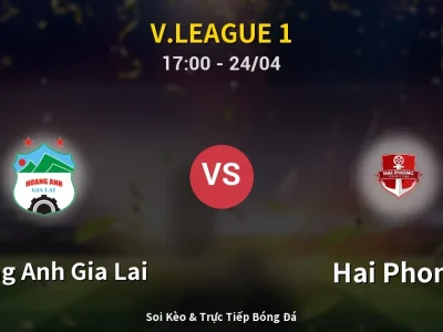 Kết Quả: Hoang Anh Gia Lai 0-0 Hai Phong – Highlight & Bàn Thắng | V.League 1