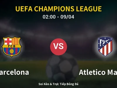 Kết Quả: Barcelona 0-2 Atletico Madrid – Highlight & Bàn Thắng | UEFA Champions League