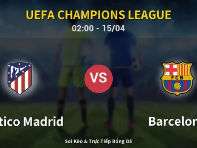 Kết Quả: Atletico Madrid 1-2 Barcelona – Highlight & Bàn Thắng | UEFA Champions League