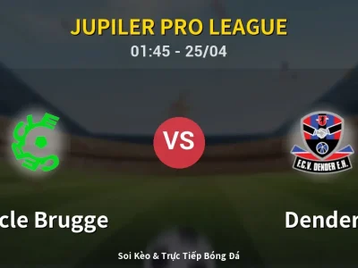 🔴 Trực Tiếp: Cercle Brugge 0-0 Dender – Link Xem Jupiler Pro League (Full HD)