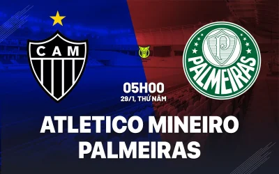 SỐC: Palmeiras 'báo thù' Flamengo bằng cách nghiền nát Atletico Mineiro? | Dự đoán VĐQG Brazil 5h00 29/1 1