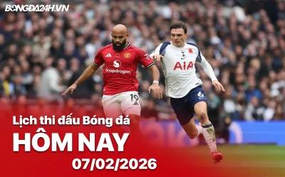 Bùng Nổ Đêm Bóng Đá 07/02: Man United Đại Chiến Tottenham, Arsenal Tấn Công, V-League Nóng Hổi 1